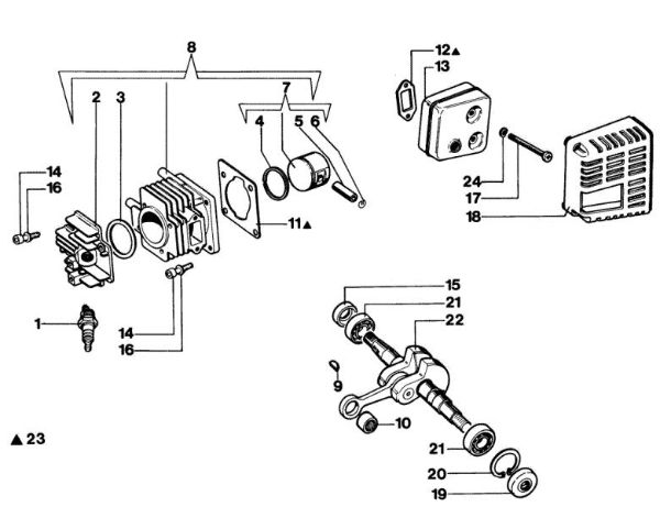 Engine 935 DX Chainsaw