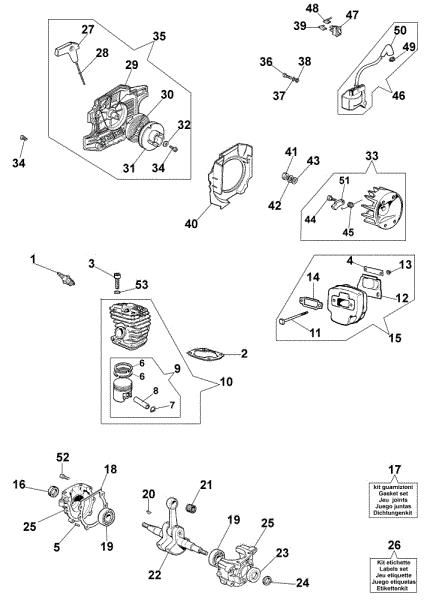 Engine 941 Chainsaw