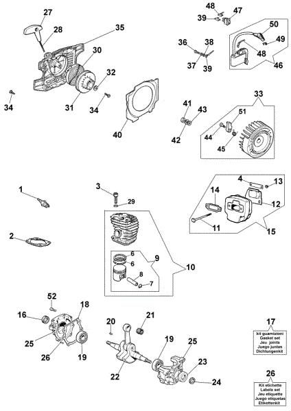 Engine 942 Chainsaw