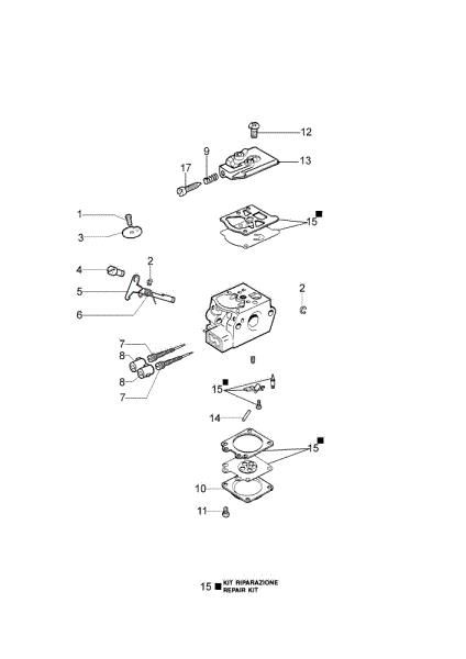 Carburetor WT-930C BC 280 S Brushcutter