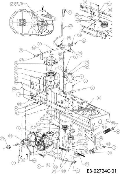 Transmission TORNADO 108/20 H Garden tractor