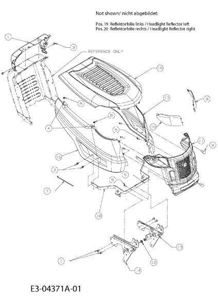 Body TORNADO 108/20 H Garden tractor