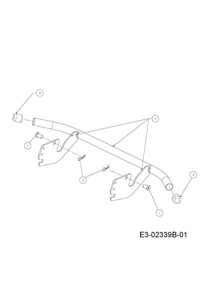 Bumper KROSSER PLUS 105/22 H Garden tractor
