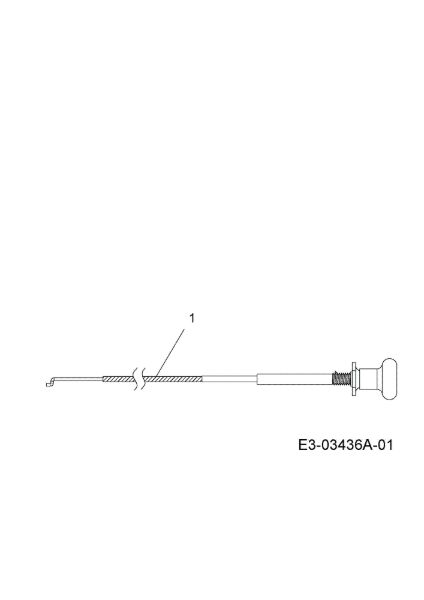 Starter cable KROSSER PLUS 105/22 H Garden tractor