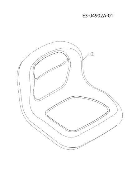 Asiento KROSSER 92/16 H Cat. 2010 Tractor