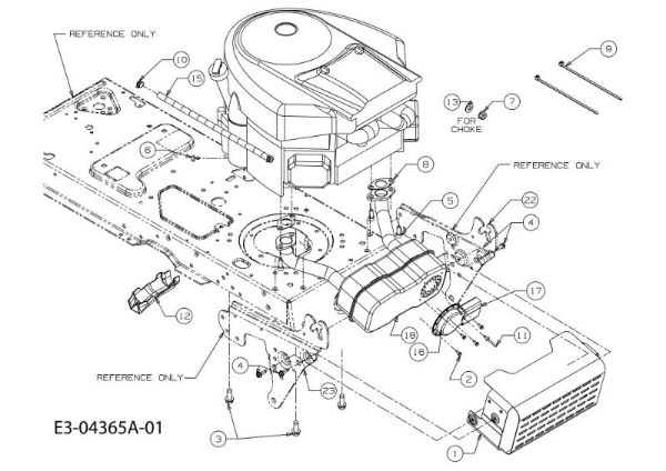 Motor TORNADO 108/20 H Cat.2010 Tractor