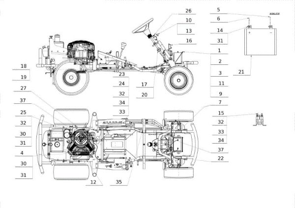 Piezas eléctricas APACHE 92 EVO Cat.2011 Tractor