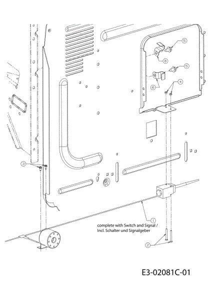 Interruptor "full bag" KROSSER 105/17,5 H Cat. 2011 (13XXXXXX636) Tractor