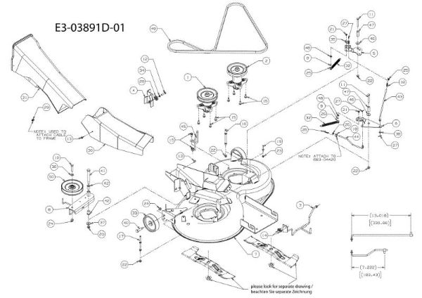 Plataforma de corte (1) KROSSER 92/13 T Cat.2011 Tractor