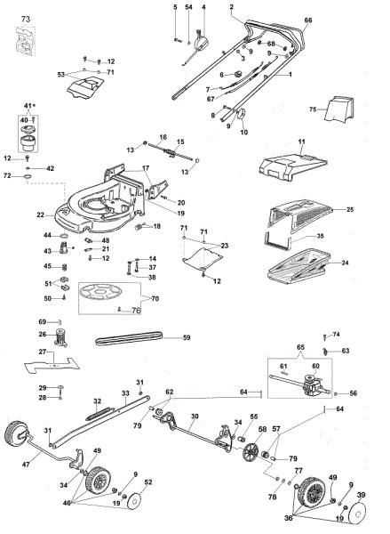 Despiece MAX 48 TK (K650) Cortacésped
