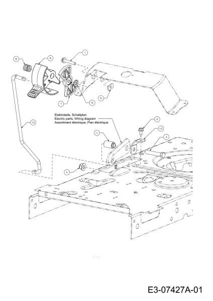 Pedal TORNADO 108/15,5 T Cat.2012 Tractor