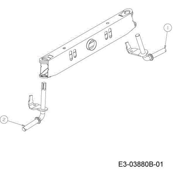 Eje anterior (2/2) KROSSER 92/13,5 T Cat.2013 Tractor