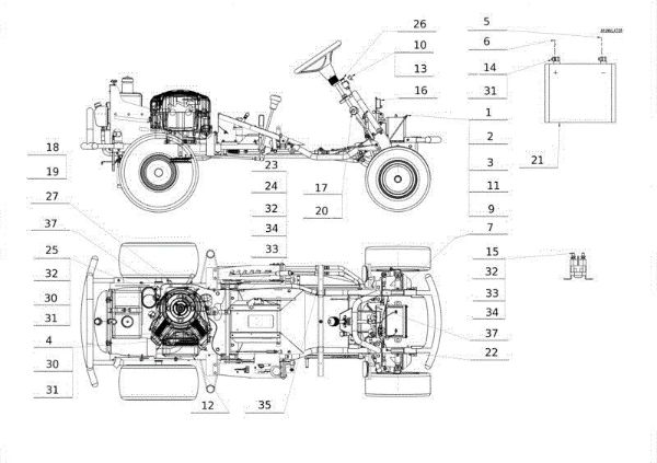 Piezas eléctricas APACHE 92 EVO Cat.2013 Tractor