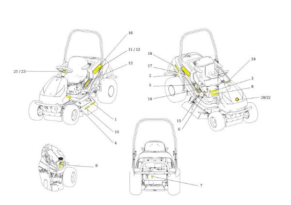 Etiquetas APACHE 92 4x4 EVO Cat.2014 Tractor