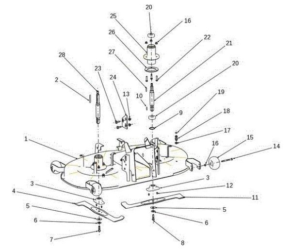 Plataforma de corte (1/2) OM 106S/15,5H Cat.2014 Tractor