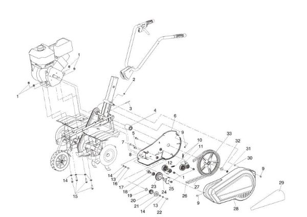 Despiece 2 MH 170 RKS (K700 H SN T210) Motoazada