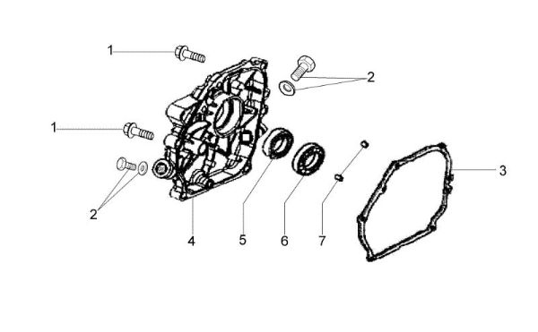 Tapa basamento MH 180 RKS (K800 H - SN T210) Motoazada