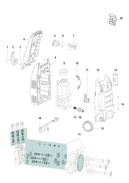 Despiece completo PW 110 C Hidrolimpiadora