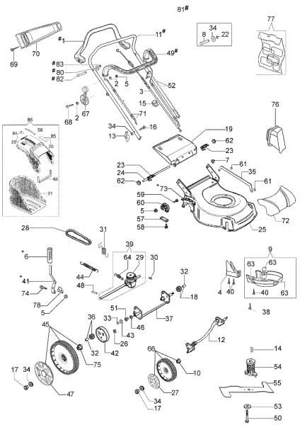 Despiece G 53 TK COMFORT PLUS ALLROAD (K800) Cortacésped