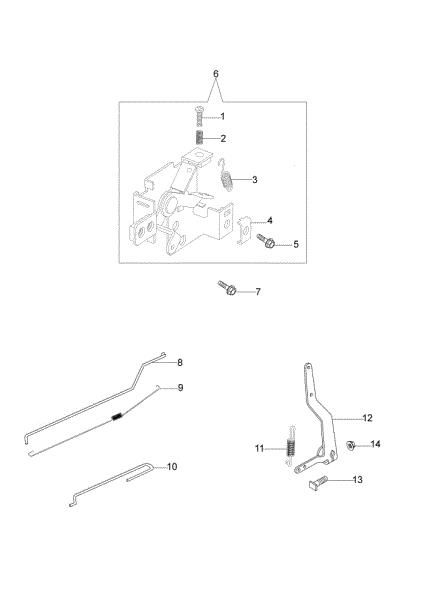 Palnca compl. G 53 TK COMFORT PLUS ALLROAD (K800) Cortacésped