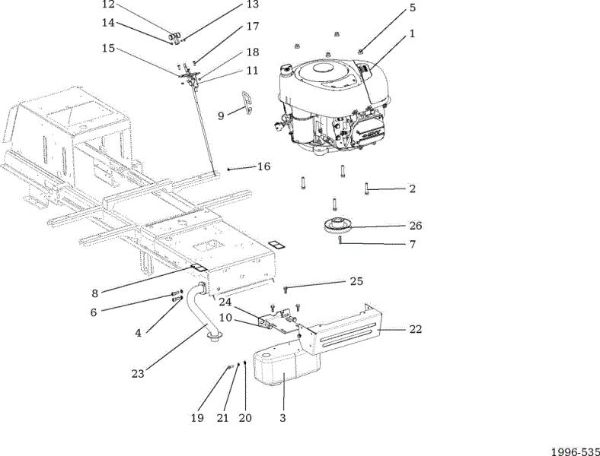 Motor OM 107 L/17,5 H Cat. 2016 Tractor