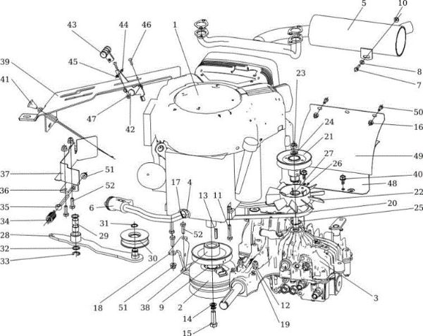 Motor APACHE 92 EVO (K2400AVD V-Twin) Cat.2016 Tractor