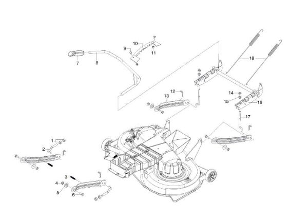 Sistema de regulación altura plato de corte OM 105/17,5 H Cat. 2017 Tractor