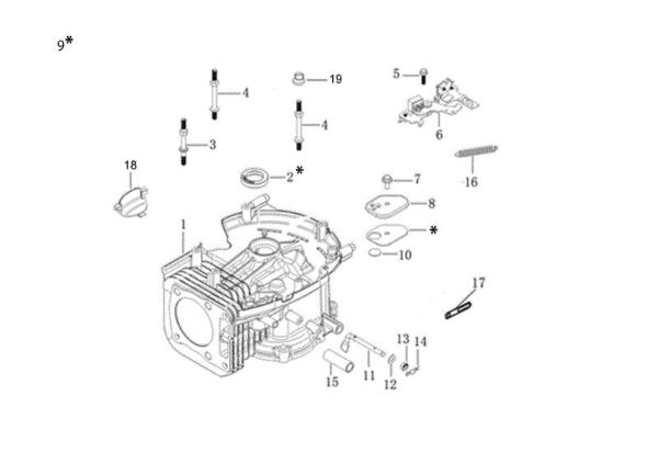 Carter motor G 53 VK ALLROAD PLUS 4 (K805) EURO 5 Cortacésped