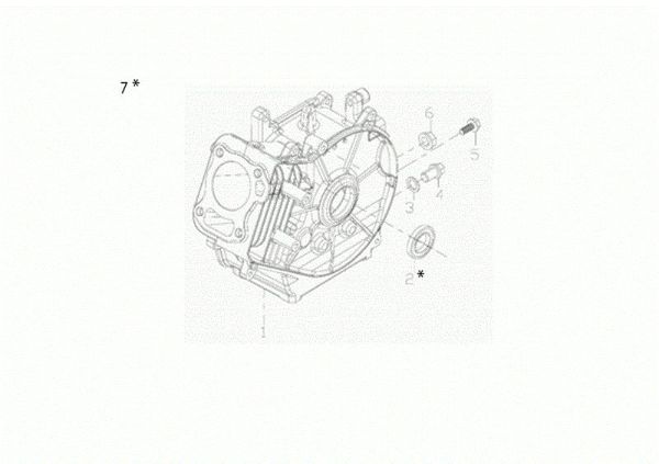 Carter motor MH 155 K Motoazada