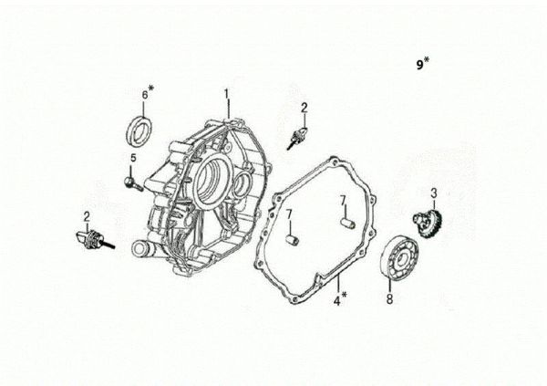 Tapa basamento WB 65 (K1100 H) Desbrozadora de ruedas