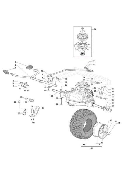 Transmisión OM 84/14,5 K H Cat. 2020 Tractor