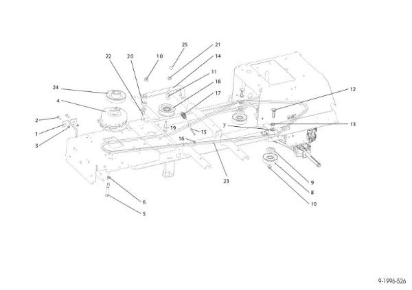 Polea embrague OM 92/16KH (K1600AVD) Cat. 2020 Tractor