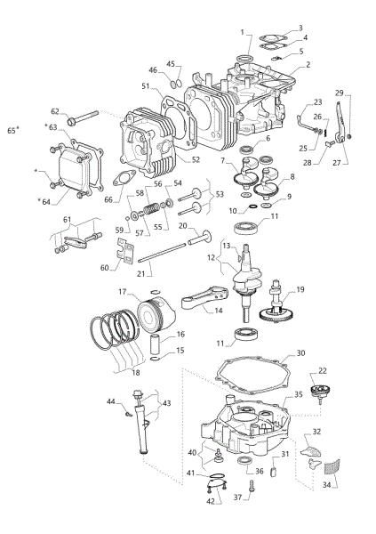 Grupo motor OM 103/16 K Cat. 2021 Tractor