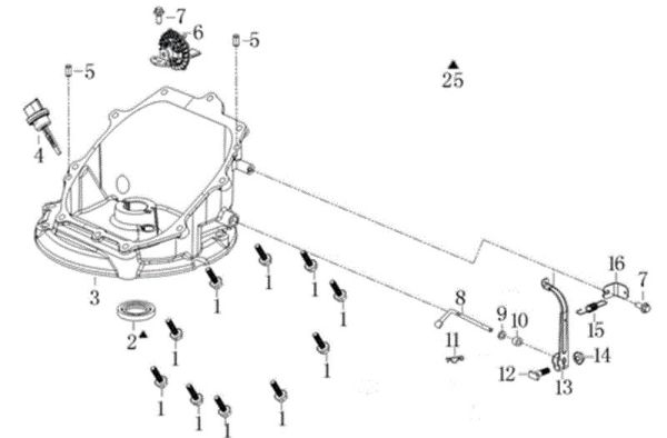 Tapa basamento G 44 TK COMFORT (K450) Cortacesped