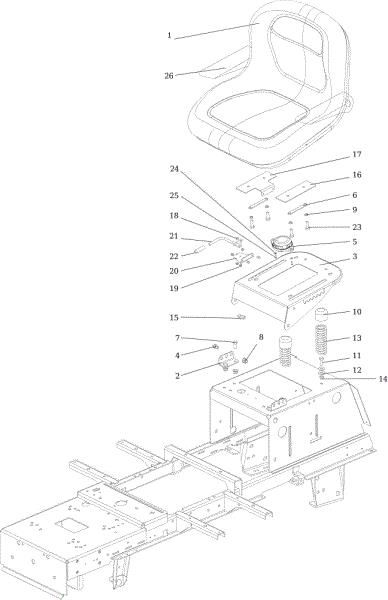 Carcasa (1/2) OM 106/24 KH (K2400AVD V-Twin) 4X4 Cat. 2022 Tractor
