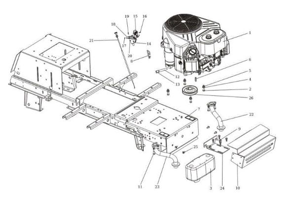 Motor OM 124/24 KH (K2400AVD V-Twin - EURO5) Cat. 2022 Tractor
