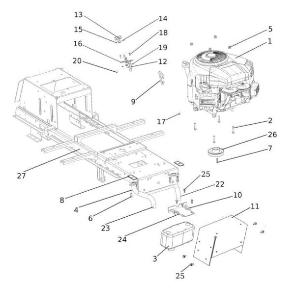 Motor OM 92/16H Cat.2023 Tractor