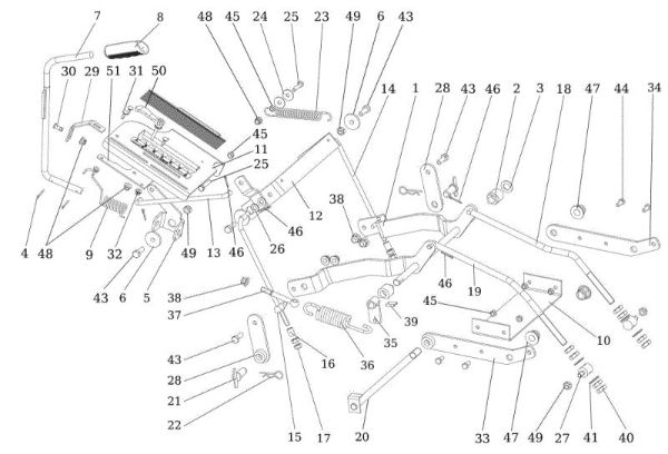 Regulacion plato de corte OM 106/22 H Change Cat. 2023 Tractor