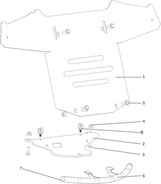 Carcasa (2/3) OM 107 L/24 KH (K2400AVD V-Twin - EURO5) Cat. 2023 Tractor