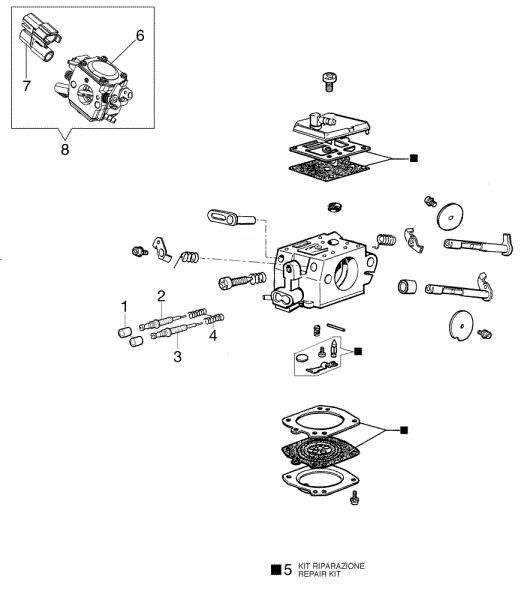 Carburador HDA-314 947 Motosierra