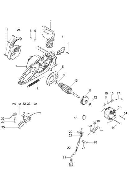 Motor eléctrico OM 19 E Electrosierra
