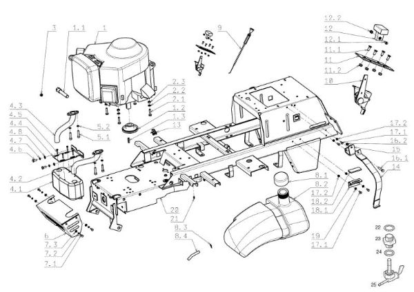 Motor OM 104J/20H Cat.2006-2007 Tractor