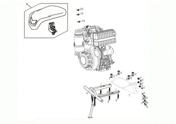Motor 118 D (K7000 HDR) - EURO5