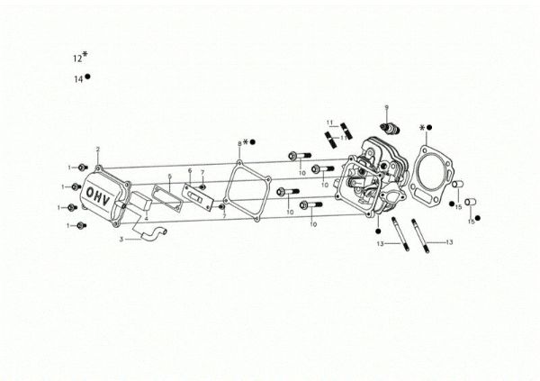 Culata MOTORE K900 HR (EURO5) Motor